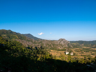 Fototapeta na wymiar Phu Lanka National Park has High Mountains
