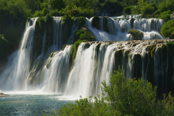 Waterfall in Croatia