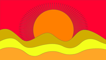 vector illustration of an abstract colorful background