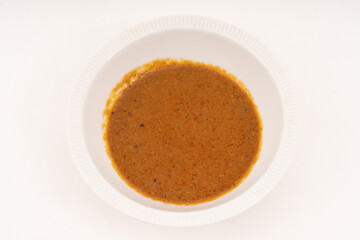 peanut sauce normally eat with pork or chicken satay - Asian food style