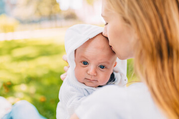 Portrait of a mother and child