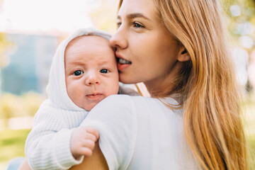 Portrait of a mother and child
