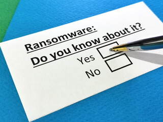 Questionnaire about electronics.