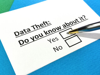 Questionnaire about electronics.