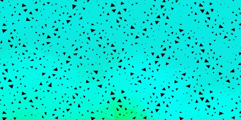 Dark green vector geometric polygonal design.