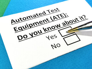 Questionnaire about electronics.