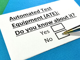 Questionnaire about electronics.