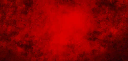 Red background watercolor paint texture.