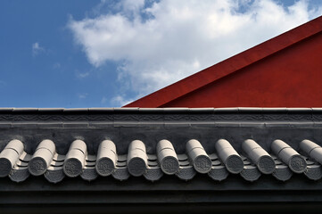 roof of the Chinese house