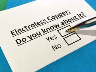 Questionnaire about electronics.