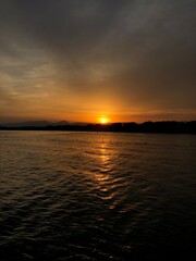 Fototapeta premium sunset over the sea