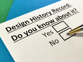 Obraz premium Questionnaire about electronics.