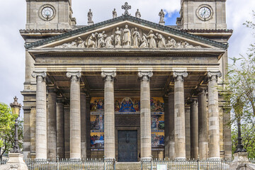 Church of Saint-Vincent-de-Paul (Eglise Saint-Vincent de Paul, built in 1824 - 1844), dedicated to...