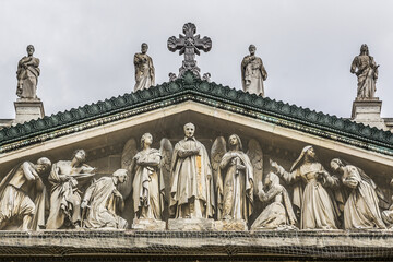 Obraz premium Church of Saint-Vincent-de-Paul (Eglise Saint-Vincent de Paul, built in 1824 - 1844), dedicated to Saint Vincent de Paul. Paris, France.