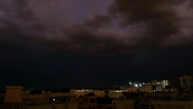 storm clouds - dramatic sky background