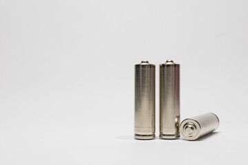 battery on white background