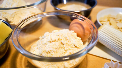 おからクッキーを作るための材料