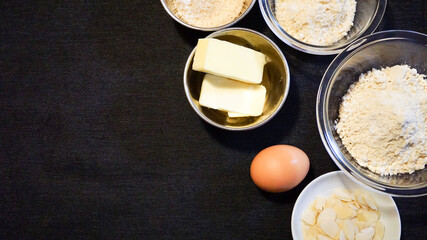 おからクッキーの材料