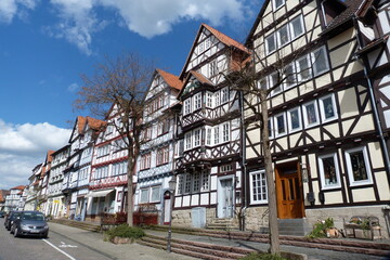 Obraz premium Historische Stadt Bad Sooden-Allendorf an der Werra