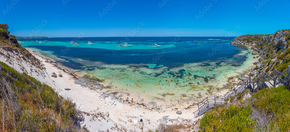 Wall mural Salmon bay at Rottnest island in Australia