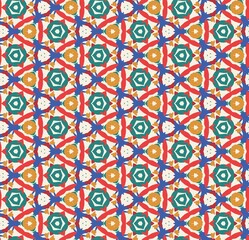 Abstract colorful seamless pattern design composition. Wallpaper, background. Eps 10