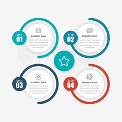 Creative Business Infographic Element Premium Vector