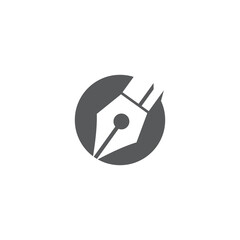 Nib Logo Template vector symbol
