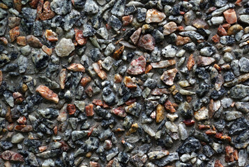 granite pebbles texture background.  natural stone cladding
