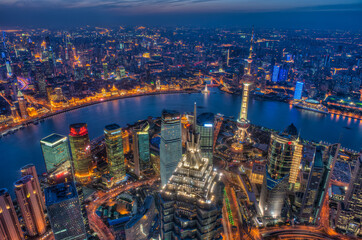 Obraz premium Shanghai Skyline, China