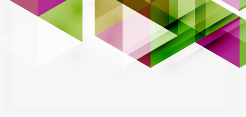 Geometric abstract background, mosaic triangle and hexagon shapes. Trendy abstract layout template for business or technology presentation, internet poster or web brochure cover, wallpaper