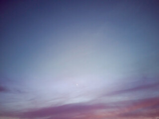 Fototapeta premium blue and purple sunset sky with clouds