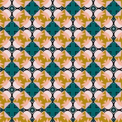 Naklejka premium Abstract colorful seamless pattern design composition. Wallpaper, background. Eps 10