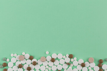 Many different types of medicine and drugs