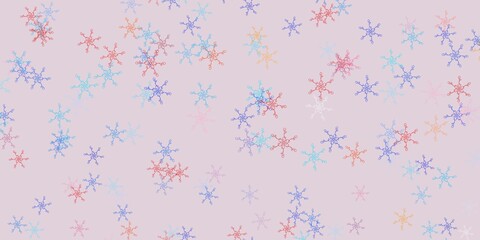 Light Blue, Red vector template with curves.