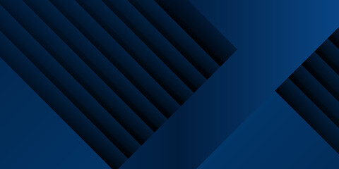 Obraz premium Blue polygonal abstract background. geometric illustration with gradient. background texture design for poster, banner, card and template. Vector illustration