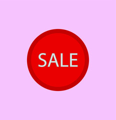 Set of sale labels, template. Blank labels, discount and price on paper. Special offer. Vintage. Vector illustration.