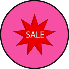 Set of sale labels, template. Blank labels, discount and price on paper. Special offer. Vintage. Vector illustration.