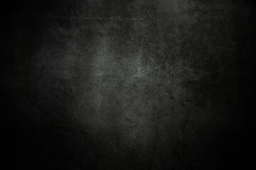 Texture of old gray concrete wall for dark background