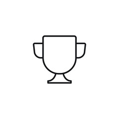 winner cup icon vector