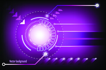 abstract technology background purple color