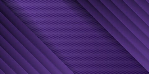 Obraz premium Simple 3D purple background. Flat purple gradation wavy background. Vector illustration design for presentation, banner, cover, web, flyer, card, poster, wallpaper, texture, slide, magazine, and power