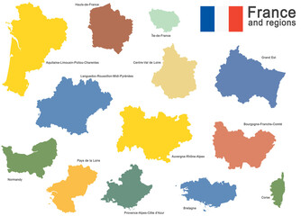 Fototapeta premium country France and regions