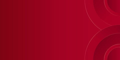 abstract red maroon polygonal circle overlap 3D vector background