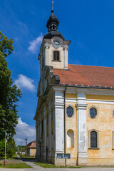 Naklejka premium Church of St. Stephen in village Jablonica