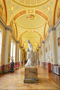 State Hermitage Museum, Gallery of History of Ancient Painting. Saint Petersburg, Russia