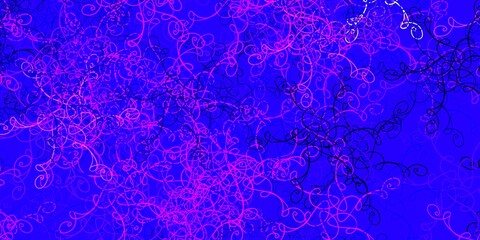 Light Purple, Pink vector template with wry lines.