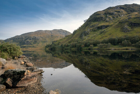 Loch Eilt perfect reflections on a still calm day