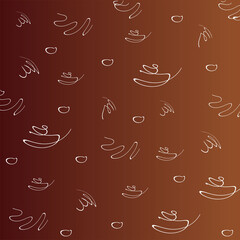 Tile vector pattern with ornament background