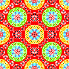 colorful abstract chunri dots vector pattern background design.