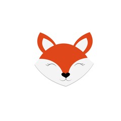 red fox vector illustration
